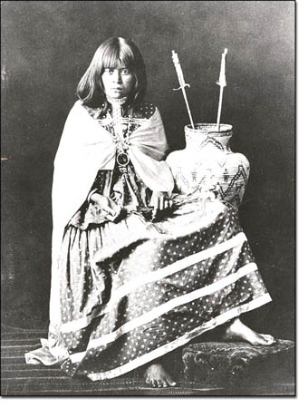 MescaleroWoman, BosqueRedondo,NM