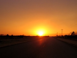 Iowa Sunset in Perkins, Oklahoma