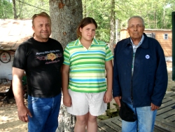Jimmy Big Eagle McMillian, daughter Danielle, father Douglas McMillian