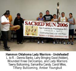 Hammon, Oklahoma Lady Warriors - Undefeated in 2006!
