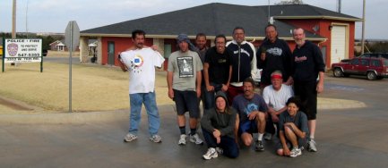 Morning Runners on Rest Day, Perkins, Oklahoma / Iowa Nation