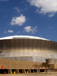 We began the day at the New Orleans Superdome