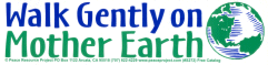 Walk Gently on Mother Earth bumper sticker