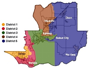 Solano County Supervisor Districts